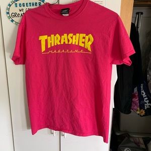 Pink thrasher shirt